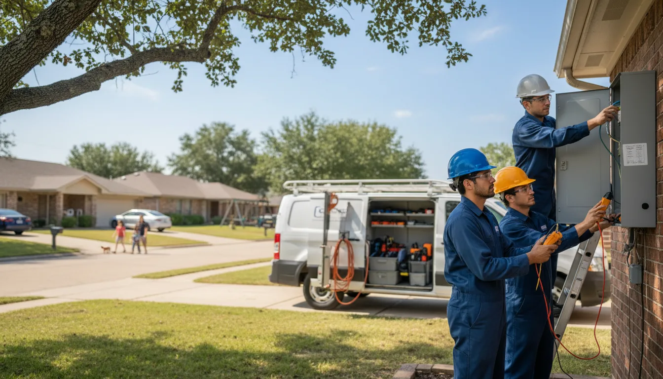 Certified electrician providing emergency electrical services in Whitehall, WI